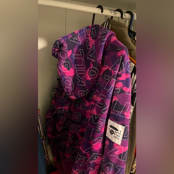 Bape Other - ASNKA BAPE FULL ZIP UP SWEATER (rare)